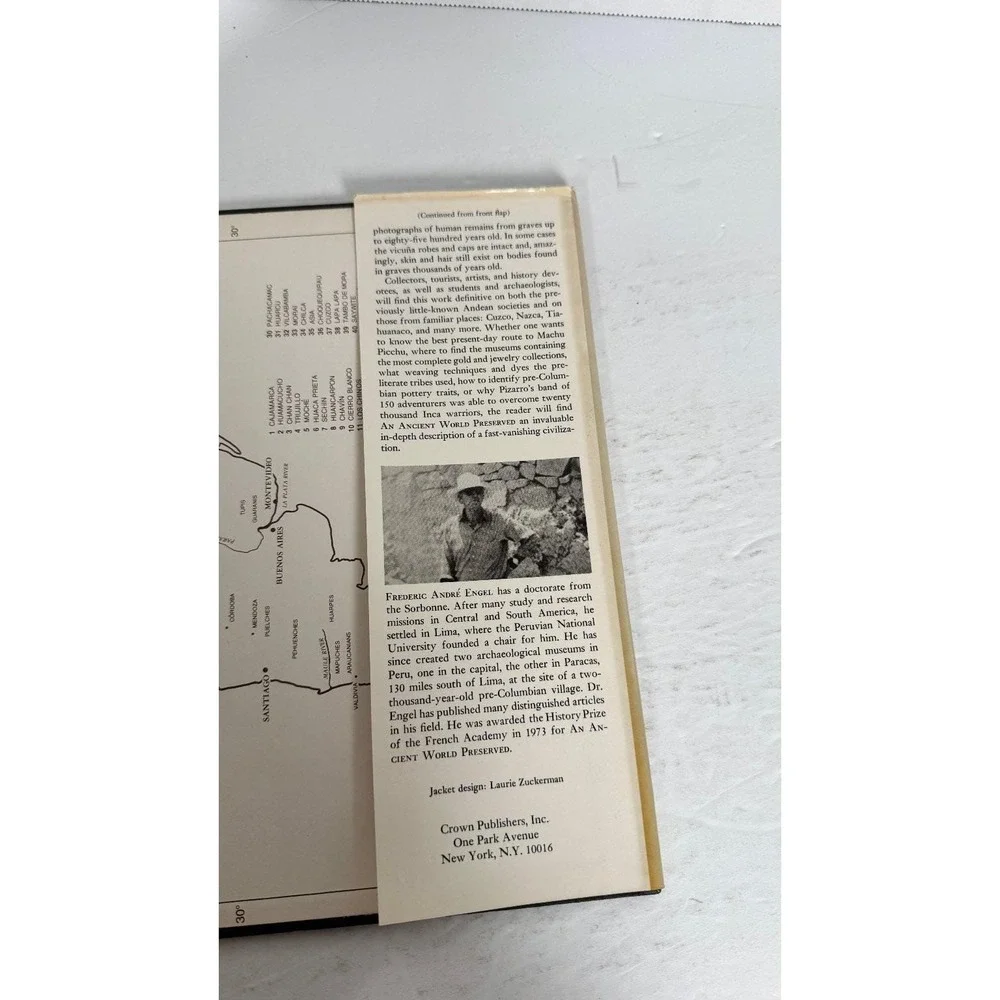 An Ancient World Preserved Engel 1972 Illustrated Prehistory Andes Archaeology